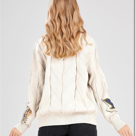 Colorful Button Cream Cardigan - Picture 5 of 5